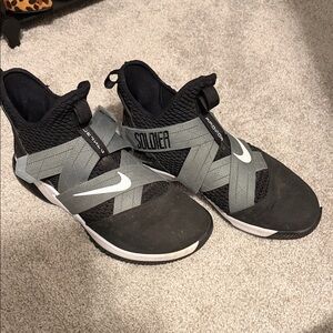 Nike LeBron  Soldier 13 black and gray